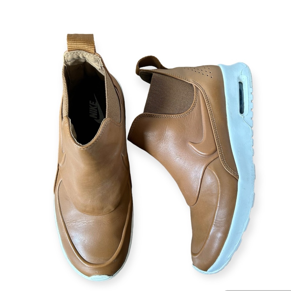 Nike Air Max Thea Mid Ale Brown low ankle sneaker boot tan pull on